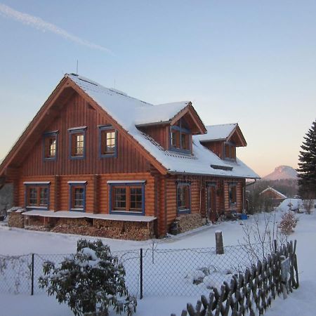 Ferienwohnung Im Blockhaus Rosenkranz Rathmannsdorf Экстерьер фото